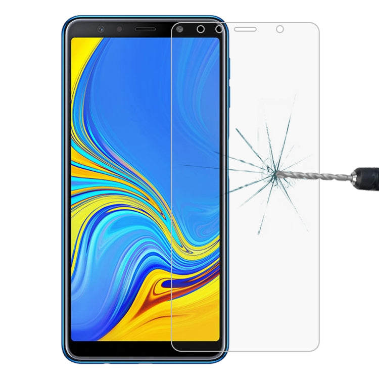 0.26mm 9H 2.5D Tempered Glass Film for Galaxy A7 (2018), For Galaxy A7 (2018)