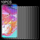10 PCS 0.26mm 9H 2.5D Tempered Glass Film for Galaxy A70, For Galaxy A70