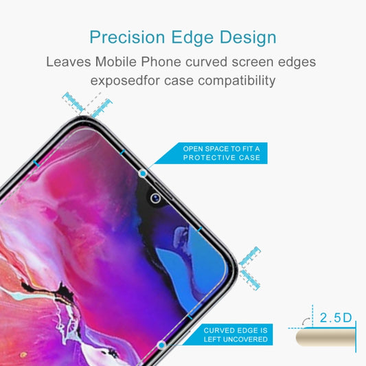 0.26mm 9H 2.5D Tempered Glass Film for Galaxy A70, For Galaxy A70