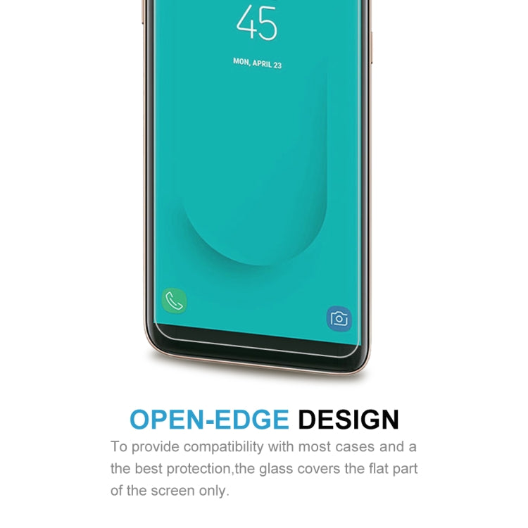 10 PCS 0.26mm 9H 2.5D Tempered Glass Film for Galaxy J6, For Galaxy J6