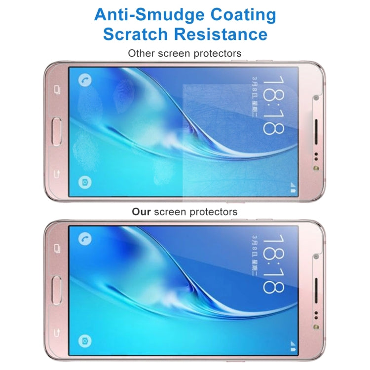 50 PCS for Galaxy J5 (2017) / J530 (US Version) 0.3mm 9H Surface Hardness 2.5D Explosion-proof Tempered Glass Non-full Screen Film, No Retail Package, For Galaxy J5 (2017) / J530 (US Version)(50 PCS)