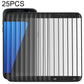 25 PCS For Galaxy S7 Edge / G935 0.26mm 9H Surface Hardness 3D Explosion-proof Colorized Silk-screen Tempered Glass Full Screen Film