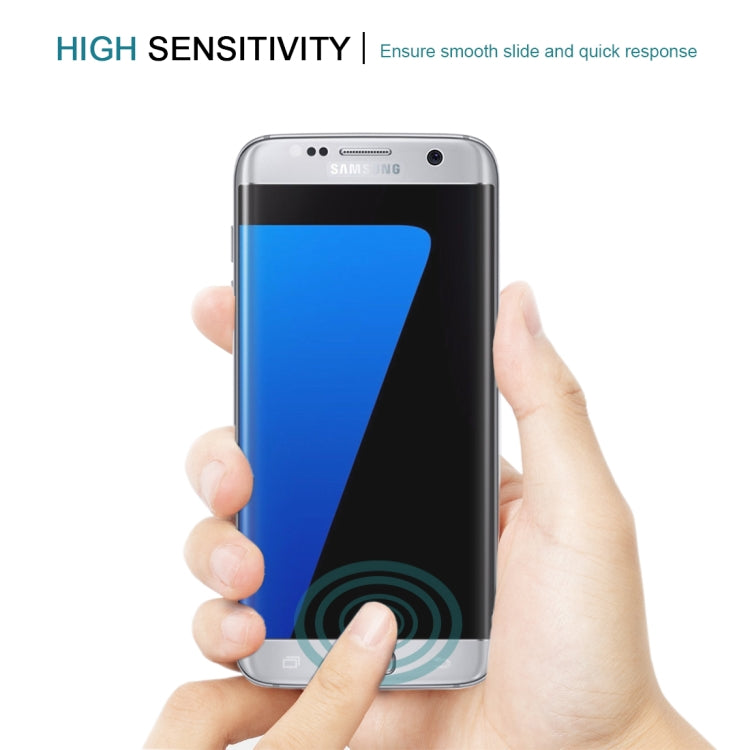 25 PCS For Galaxy S7 Edge / G935 0.26mm 9H Surface Hardness 3D Explosion-proof Colorized Silk-screen Tempered Glass Full Screen Film