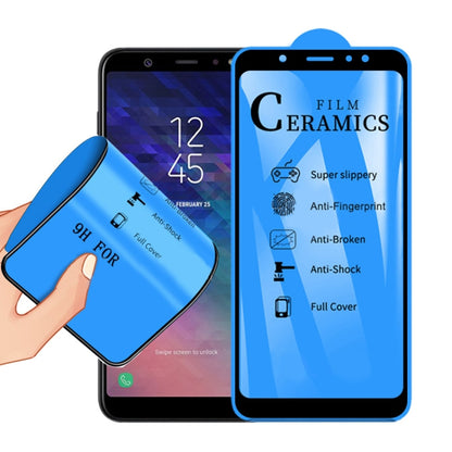 2.5D Full Glue Full Cover Ceramics Film for Galaxy A6 Plus (2018), For Galaxy A6 Plus (2018)
