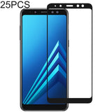 25 PCS Full Glue Full Cover Screen Protector Tempered Glass film for Galaxy A5 (2018) & A8 (2018), For Galaxy A5 (2018) & A8 (2018)