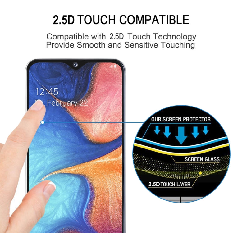 Full Glue Full Cover Screen Protector Tempered Glass film for Samsung Galaxy A30 / A50 / M30 / A40S / A30 JP, For Galaxy A30 & A50 & M30 & A40S