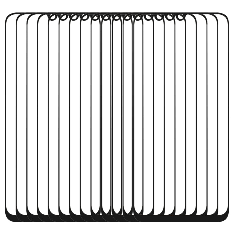 25 PCS Full Glue Full Cover Screen Protector Tempered Glass film for Samsung Galaxy A30 / A50 / M30 / A40S / A30 JP, For A30 & A50 & M30 & A40S