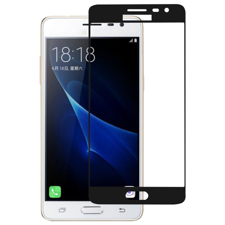 Full Glue Full Cover Screen Protector Tempered Glass film for Galaxy J3 Pro, For Galaxy J3 Pro