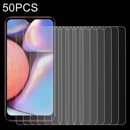 50 PCS 0.26mm 9H 2.5D Tempered Glass Film for Galaxy A10s, For Galaxy A10s (50 PCS)