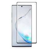 For Galaxy Note 10+  0.3mm 9H Surface Hardness 3D Curved Edge Glue Curved Full Screen Tempered Glass Film, Fingerprint Unlock Is Supported