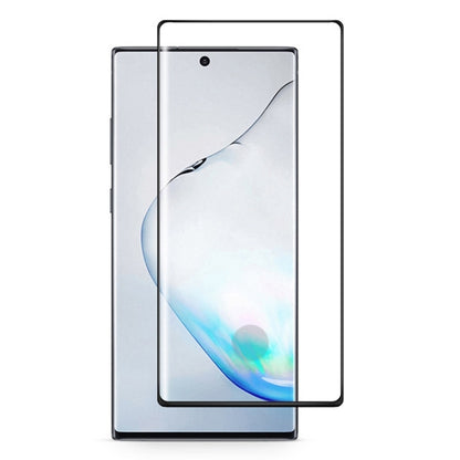 For Galaxy Note 10  Full Glue 3D Curved Edge Tempered Glass Film, Fingerprint Unlock Is Supported