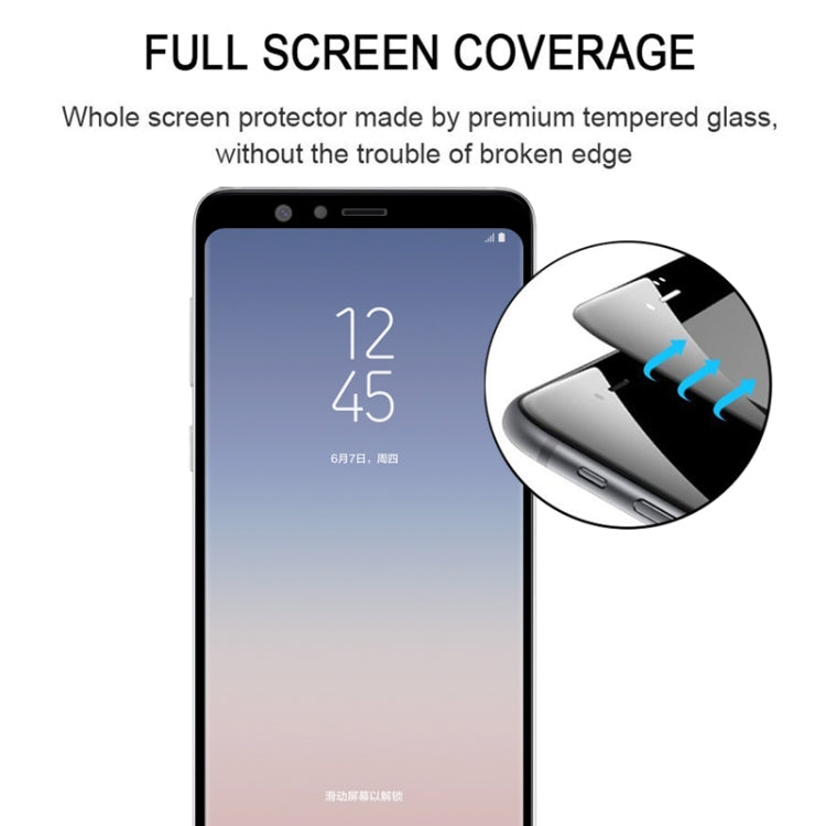 9D Full Glue Full Screen Tempered Glass Film for Galaxy A9 (2019), For Galaxy A9 (1 PC)