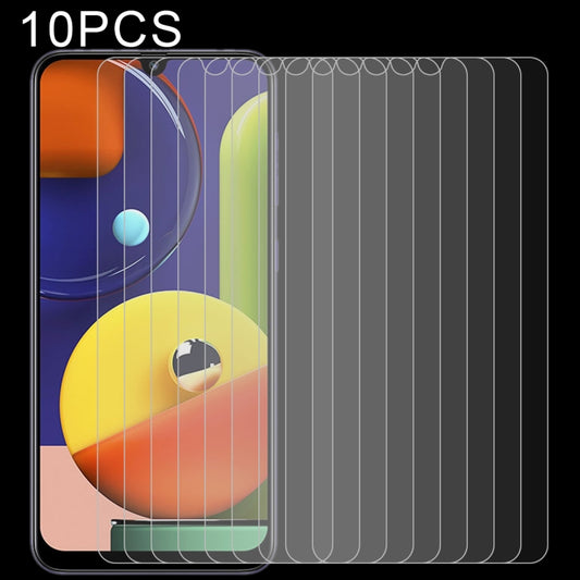 10 PCS For Galaxy A50s 2.5D Non-Full Screen Tempered Glass Film, For Galaxy A50s (2 PCS)