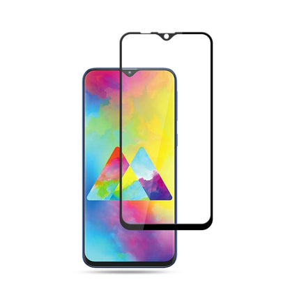 mocolo 0.33mm 9H 2.5D Full Glue Silk Print Tempered Glass Film for Galaxy M20, For Galaxy M20
