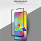 mocolo 0.33mm 9H 2.5D Full Glue Silk Print Tempered Glass Film for Galaxy M20, For Galaxy M20