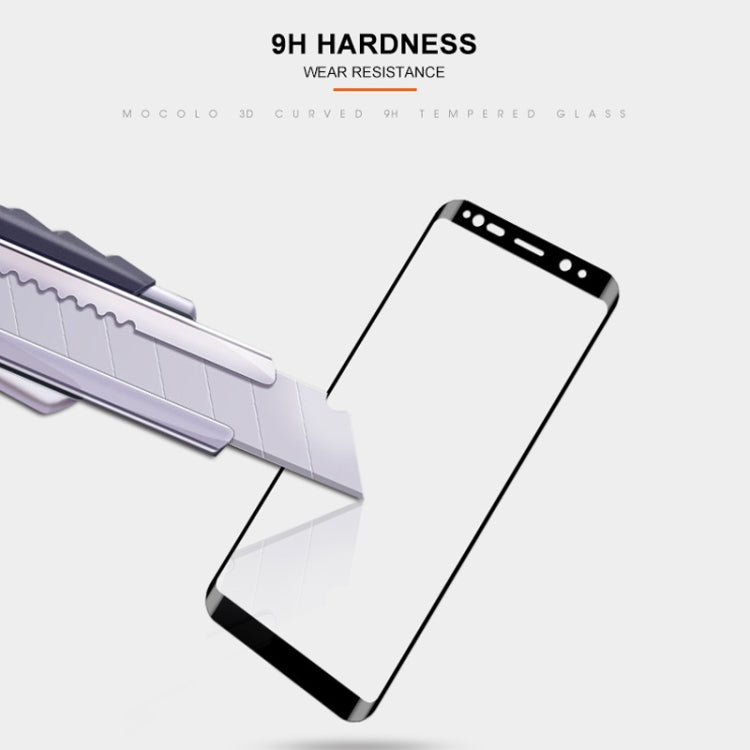 mocolo 0.33mm 9H 3D Curved Full Screen Tempered Glass Film for Galaxy S9+