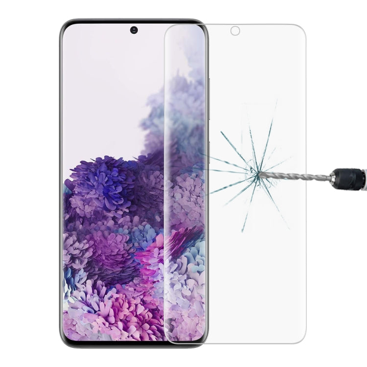 For Galaxy S20 9H HD 3D Curved Edge Tempered Glass Film (Transparent)