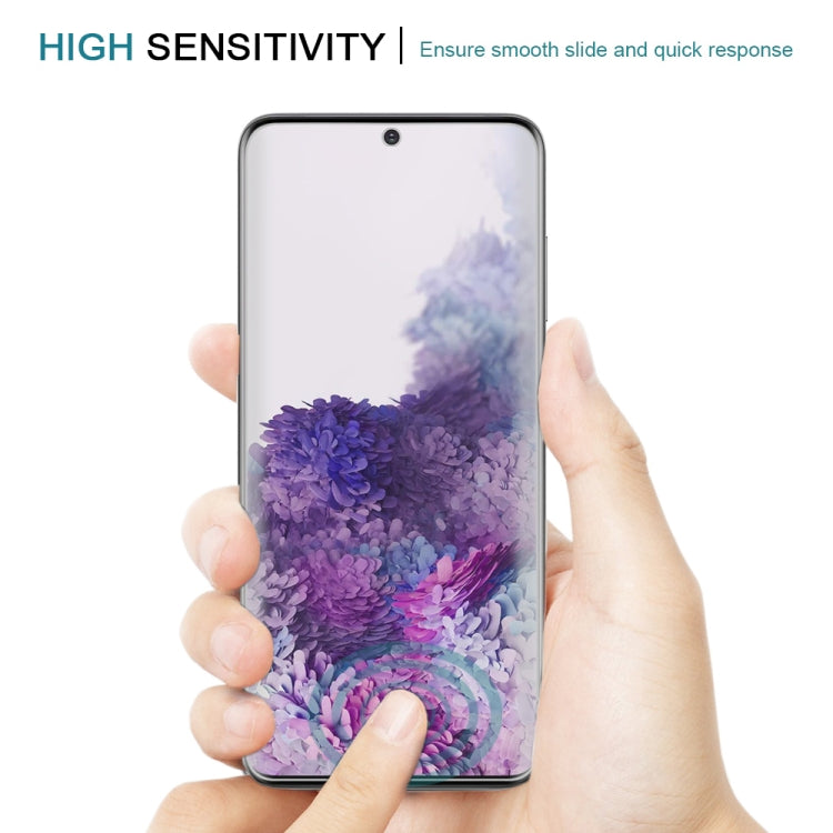 25 PCS For Galaxy S20 9H HD 3D Curved Edge Tempered Glass Film (Transparent)