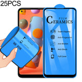 25 PCS For Samsung Galaxy A11 / M11 / Motorola Moto G8 2.5D Full Glue Full Cover Ceramics Film, For Samsung Galaxy A11 (25 PCS)