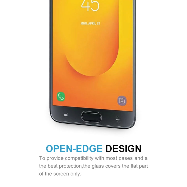 10 PCS 0.26mm 9H 2.5D Tempered Glass Film for Galaxy J7 Duo, For Galaxy J7 Duo (10 PCS)