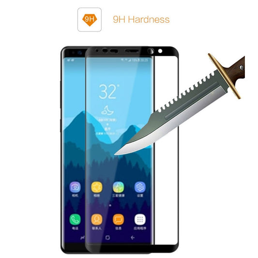 mocolo Full Glue 0.33mm 9H 3D Round Edge Tempered Glass Film for Galaxy Note8