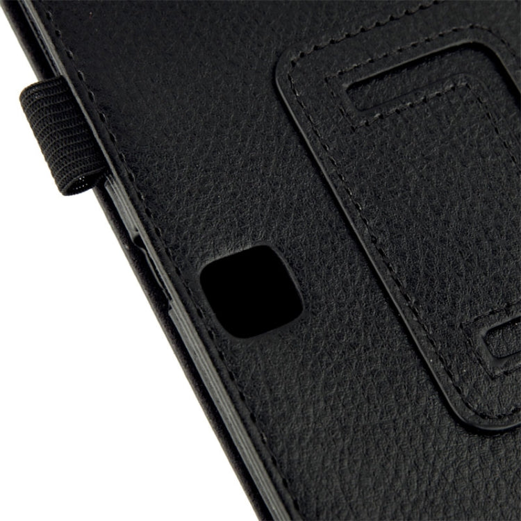 Litchi Texture Flip Leather Case with Holder for Galaxy Tab 4 10.1 / T530