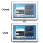0.4mm 9H+ Surface Hardness 2.5D Tempered Glass Film for Galaxy Note 10.1 / N8000, For N8000