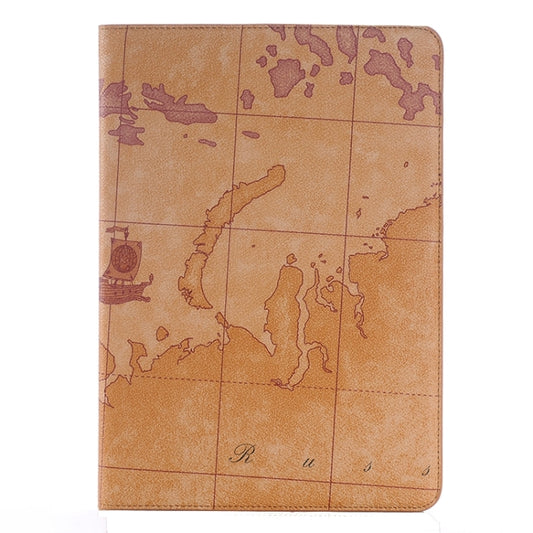 Map Pattern Leather Case with Holder & Card slots & Wallet for Galaxy Tab A 9.7 4G LTE / T555, Random Pattern Delivery, S-SCS-3633A, S-SCS-3633B, S-SCS-3633C