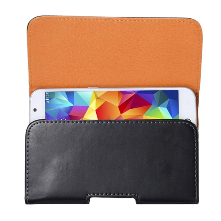 Crazy Horse Texture Vertical Flip Leather Case / Waist Bag with Back Splint for iPhone X  & Galaxy S5 / G900