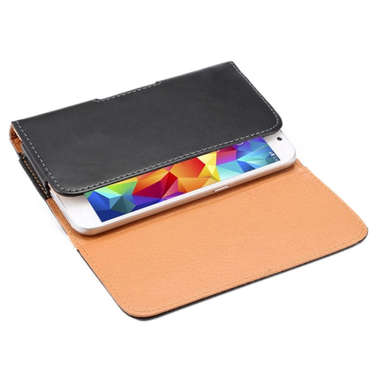 Crazy Horse Texture Vertical Flip Leather Case / Waist Bag with Back Splint for iPhone X  & Galaxy S5 / G900