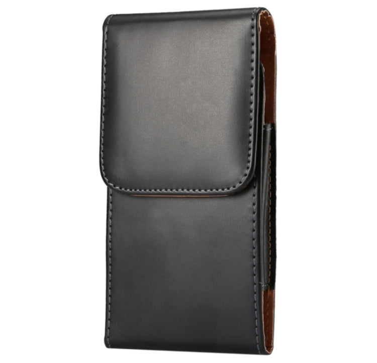 For iPhone X  & Galaxy S7 & S6 / G920 Crazy Horse Texture Vertical Flip Leather Case / Waist Bag with Back Splint