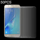 50 PCS HAWEEL 0.26mm 9H+ Surface Hardness 2.5D Explosion-proof Tempered Glass Film for Galaxy J7 / J700, For Galaxy J7 / J700