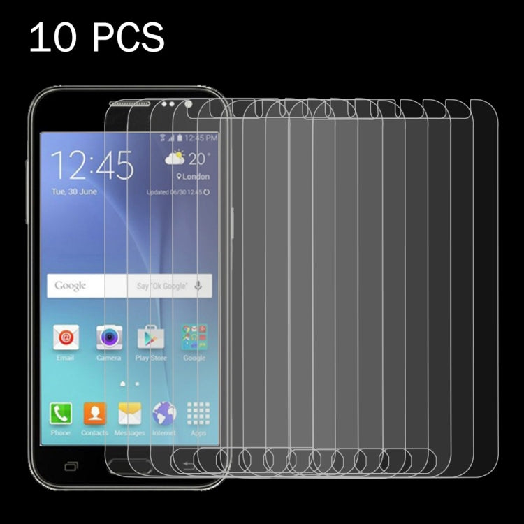 10 PCS for Galaxy J2 / J200 0.26mm 9H Surface Hardness 2.5D Explosion-proof Tempered Glass Screen Film, 10pcs