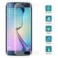 0.3mm 9H Surface Hardness 3D Curved Surface Full Screen Cover Explosion-proof Tempered Glass Film for Galaxy S6 edge