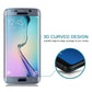 0.3mm 9H Surface Hardness 3D Curved Surface Full Screen Cover Explosion-proof Tempered Glass Film for Galaxy S6 edge