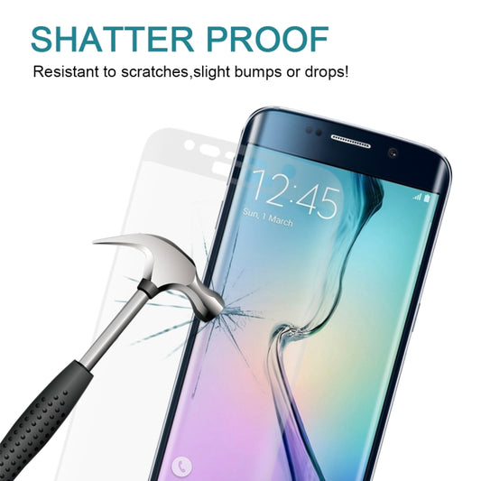 0.3mm 9H Surface Hardness 3D Curved Surface Full Screen Cover Explosion-proof Tempered Glass Film for Galaxy S6 Edge+ / G928