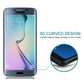 0.3mm 9H Surface Hardness 3D Curved Surface Full Screen Cover Explosion-proof Tempered Glass Film for Galaxy S6 Edge+ / G928