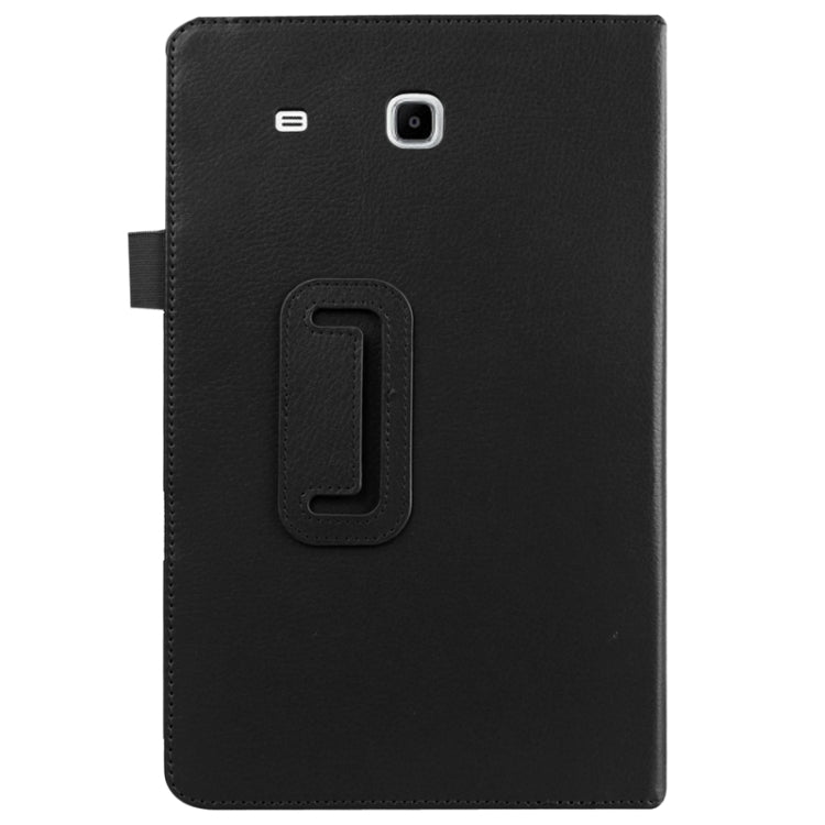 Litchi Texture Horizontal Flip Solid Color Leather Case with Holder for Galaxy Tab E 9.6 / T560 / T561