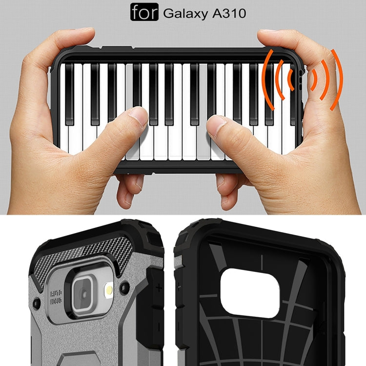 For Galaxy A3 (2016) / A310 Tough Armor TPU + PC Combination Case, For Galaxy A3 (2016) / A310