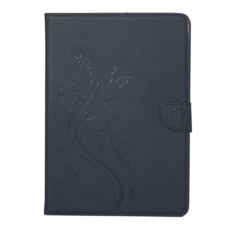 For Galaxy Tab A 8.0 / T350 Pressed Flowers Butterfly Pattern Horizontal Flip PU Leather Case with Magnetic Buckle & Holder & Card Slots & Wallet, For Galaxy Tab A 8.0 / T350