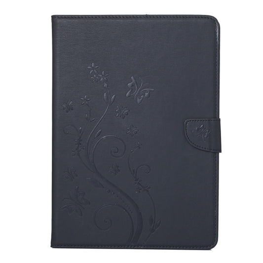 For Galaxy Tab A 8.0 / T350 Pressed Flowers Butterfly Pattern Horizontal Flip PU Leather Case with Magnetic Buckle & Holder & Card Slots & Wallet, For Galaxy Tab A 8.0 / T350