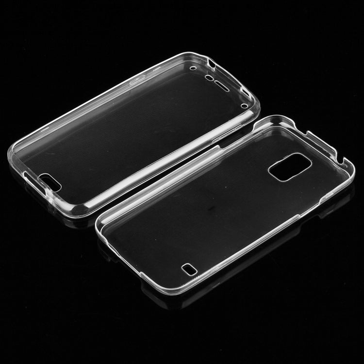 For Galaxy S5 / G900 0.75mm Double-sided Ultra-thin Transparent TPU Protective Case, Galaxy S5 / G900