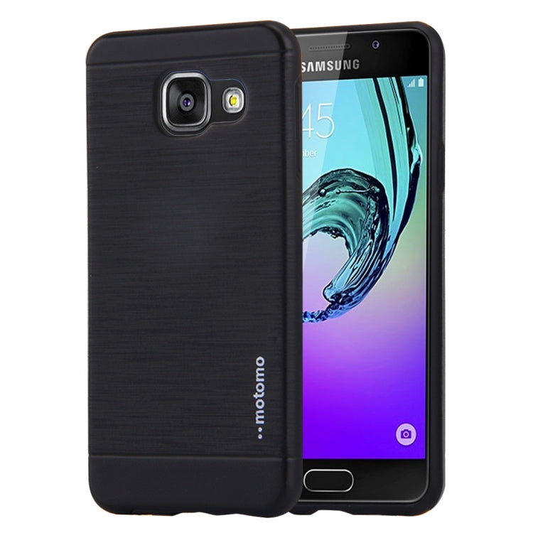 MOTOMO for Galaxy A7 (2016) / A710 Brushed Texture Metal + TPU Protective Case, For Galaxy A7 (2016) / A710