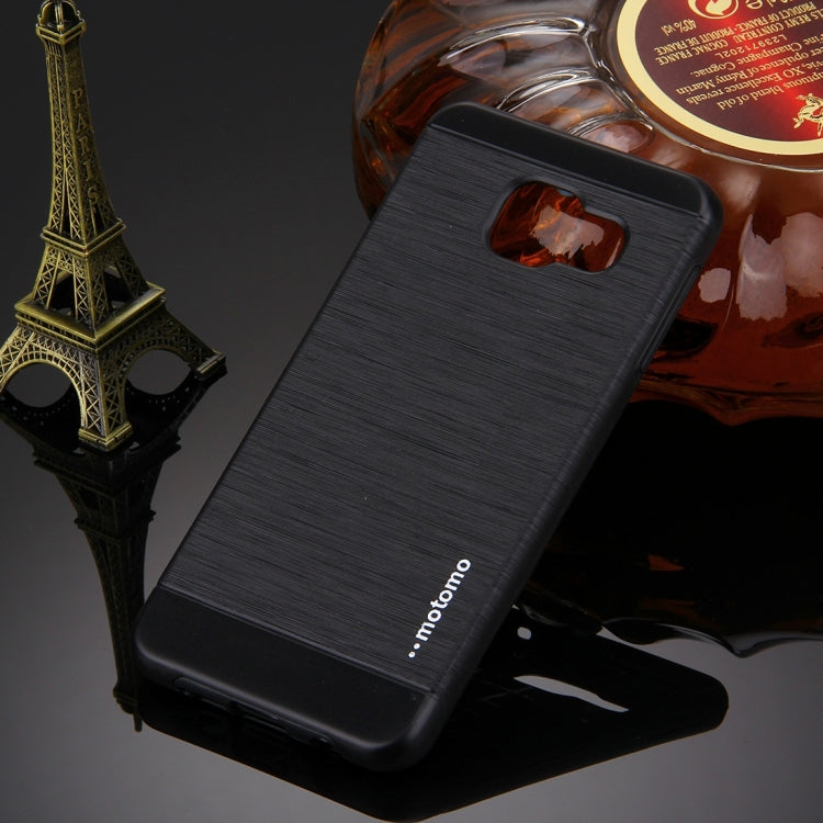 MOTOMO for Galaxy A7 (2016) / A710 Brushed Texture Metal + TPU Protective Case, For Galaxy A7 (2016) / A710