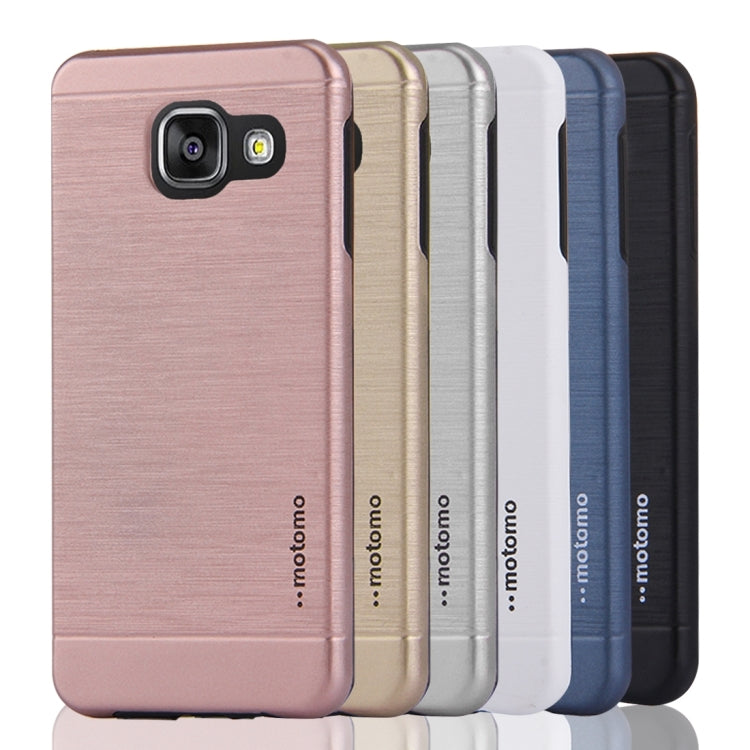 MOTOMO for Galaxy A7 (2016) / A710 Brushed Texture Metal + TPU Protective Case, For Galaxy A7 (2016) / A710