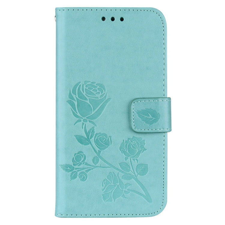 For Galaxy J3 (2017) / J330 (EU Version) Roses Pressed Flower Pattern Horizontal Flip Leather Case with Holder & Card Slots & Wallet