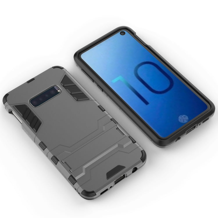 Shockproof PC + TPU Case for Galaxy S10e, with Holder, For Samsung Galaxy S10e, Galaxy S10e, For Samsung S10e