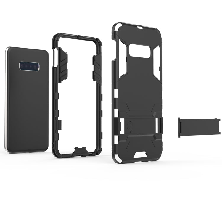 Shockproof PC + TPU Case for Galaxy S10e, with Holder, For Samsung Galaxy S10e, Galaxy S10e, For Samsung S10e