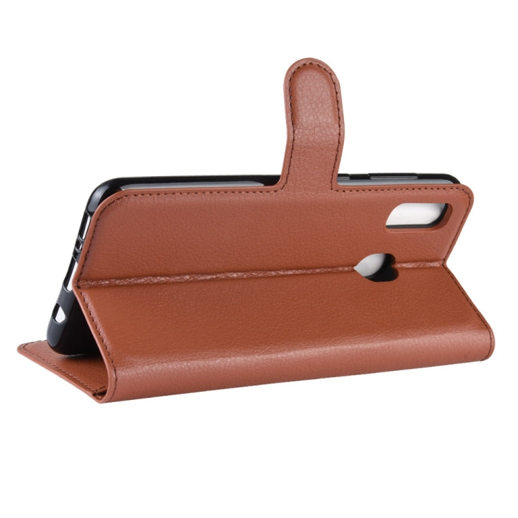 Litchi Texture Horizontal Flip Leather Case for Galaxy A30, with Wallet & Holder & Card Slots, For Galaxy A30