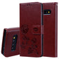 Rose Embossed Horizontal Flip PU Leather Case for Galaxy S10, with Holder & Card Slots & Wallet